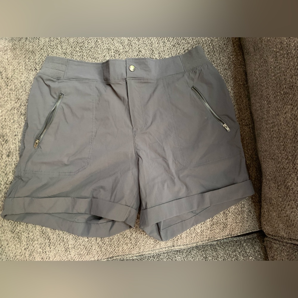 Grey 5” Cuffed Shorts